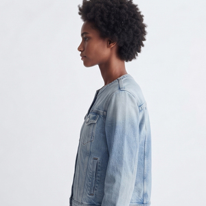 Women <b>Denim</b> Trucker <b>Jacket</b> Button Up Full Sleeve Washed Outerwear <b>Denim</b> <b>Jackets</b> Women's Fashion Style Jeans <b>Jackets</b> - Product Image 3