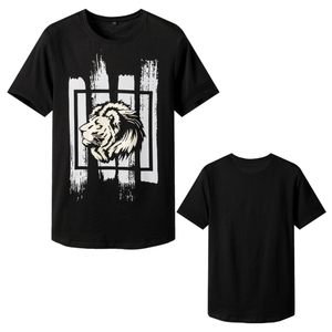Camiseta de Hombre, Corte Regular, 100% Algodón, Logotipo Frontal, Cuello Redondo, Informal, Tejido Jersey Sólido, Impresión Serigráfica, Transpirable, Secado Rápido - Product Image 2