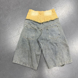 Pantalones Cortos de Jean para Hombre al por Mayor, Personalizados, con Cierre de Cremallera, 100% Algodón, Denim, Súper Calidad, Cintura Media - Product Image 4