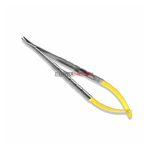 Porte-aiguille chirurgical TC Noyes Scissor droit et courbé pour microchirurgie dentaire, en carbure de tungstène de précision - Product Image 1