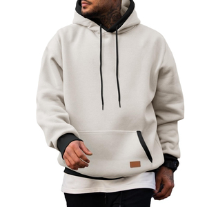 Best Selling Product Street Wear <b>Men</b> Cotton Blended Hoodies With Logo Hot Sale Custom Design Cotton Plain <b>Pullover</b> <b>Men</b> Hoodies - Product Image 1