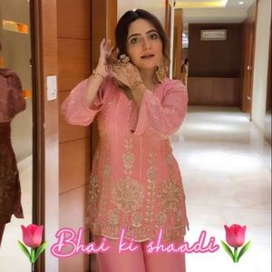 Elegante conjunto de top bordado de diseñador para mujer con pantalones palazzo para ocasiones especiales, ropa de fiesta, proveedor mayorista de exportación a granel - Product Image 6