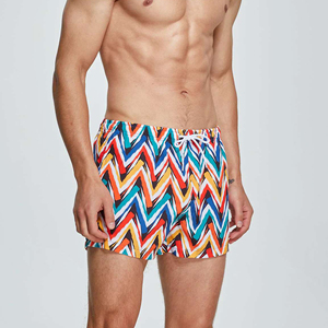 Shorts de bain multicolores pour hommes, à séchage rapide, avec cordon de serrage à la taille, pour la plage et le surf - Product Image 2
