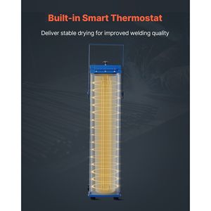 Forno di Essiccazione Portatile per Elettrodi da 10 Libbre, 230W 120V, Riscaldamento Rapido a 300°F, 18 Pollici S - Product Image 4