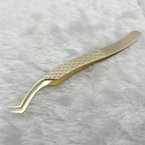 Pinzas para Cejas de Acero Inoxidable NEW-VERTIS, Pinzas de Punta Inclinada para Volumen con Puntas Antideslizantes - Product Image 6