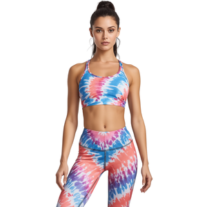 Ensemble de yoga pour femmes à manches longues avec tissu extensible quadridirectionnel en Spandex/Nylon, taille haute et ceinture élastique - Product Image 3