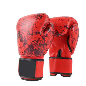Guantes de Boxeo Profesionales en Oferta, Guantes de Entrenamiento de PU con Logotipo Personalizado, Guantes de Boxeo Duraderos con Envoltura para las Manos para Hombre - Product Image 2