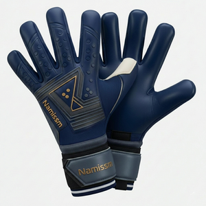 Namissm Interprize Export USA And Australia Football Goalkeeper Gloves With Hybrid Negative Cut And Deep Embossed Palm Grip - Product Image 6