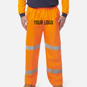 Pantalones de Seguridad de Alta Visibilidad Impermeables de Alta Calidad con Franjas Reflectantes, Múltiples Bolsillos, Pantalones de Trabajo de Invierno de Alta Visibilidad - Product Image 5