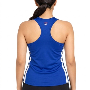 Camisetas sin Mangas para Mujer, Estilo Informal y Relajado, Ropa Deportiva Personalizada, Tela Suave y Elástica, Transpirable, Ecológica, con Logotipo Frontal - Product Image 3