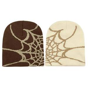 Servicio OEM, Diseño Personalizado, Gorros de Invierno Sublimados con Jacquard, Gorros de Punto con Estampado de Puntos/Lazos de Alta Calidad - Product Image 2