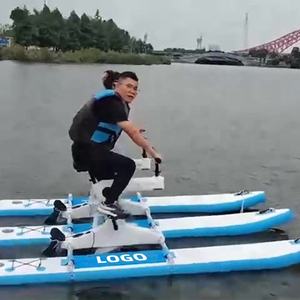 รอบลอยแพลตชายหาดเดี่ยวกีฬาทางน้ําพีวีซีเปลญวนน้ําพร้อมพนักพิง - Product Image 5