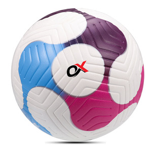 Ballon de football de taille officielle 5 en cuir PU souple de haute qualité, personnalisé, à liaison thermique haute résistance pour l'entraînement en extérieur, à bas prix - Product Image 2