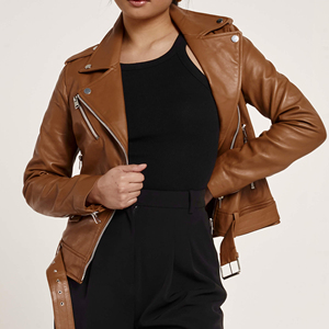 Premium Quality Oem Service Women <b>Leather</b> Western <b>Jacket</b> New Latest Design 2026 Fashion Wear <b>Leather</b> Western <b>Jacket</b> With OEM - Product Image 4