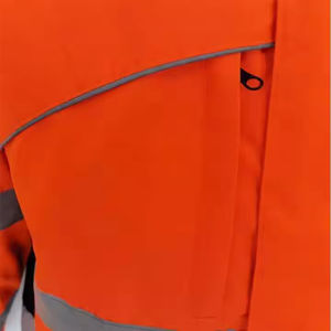 Sudadera con Capucha Reflectante LED Impermeable de Alta Visibilidad ANSI Clase 3 para Hombre, con Logotipo Personalizado para Seguridad en Exteriores, Venta al Por Mayor - Product Image 5