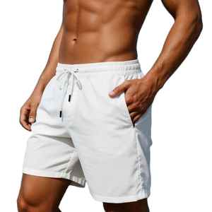 Shorts de plage imprimés pour hommes, extensibles, séchage rapide, tissu polyester et élasthanne, en stock, shorts de sport, fitness, skate, surf - Product Image 4