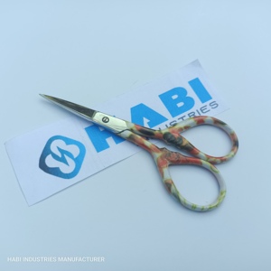 Custom Design Embroidery <b>Scissors</b> Suppliers Wholesale Stainless Steel Blade Right-Handed Custom Color Nail Application - Product Image 2
