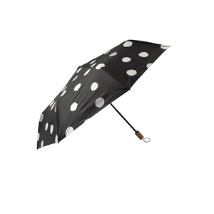 Parapluie compact INS 21 pouces à ouverture manuelle, style golf, coupe-vent, pliable en 3 sections, motif fleurs japonaises, pratique pour adultes - Product Image 3