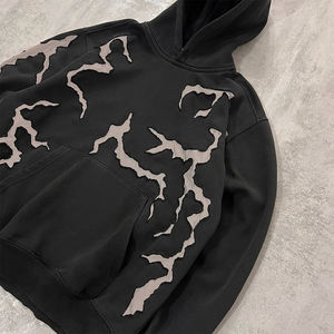 Sweat à capuche de créateur en molleton bouclette 400 GSM 2026 |   Logo personnalisé de grande taille |   Meilleur fabricant de vêtements de marque OEM - Product Image 4