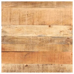 Tavolo da bistrot in legno di Mango grezzo 31.5 \ "x31.5 \" x29.5 \ "tavolo quadrato da esterno - Product Image 3