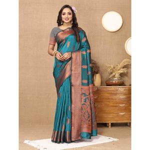 ผ้าส่าหรีผ้าไหมนิ่มสำหรับทอส่าหรี - Product Image 1