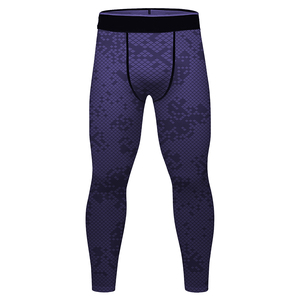 TRENDION APPARELS Leggings Deportivos Personalizados para Hombre, Spandex/Poliéster, Transpirables, Compresión, Cintura Elástica, Largos, para Entrenamiento en Gimnasio - Product Image 2