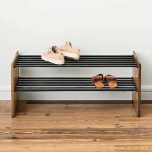 Wooden Four Tier Shoe Rack Organizer Storage Shelf <b>Stand</b> for Boots Sneakers Entryway Home Footwear Holder - Product Image 6