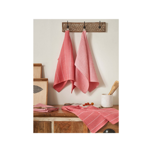 Serviette de cuisine décorative grise à rayures en coton, torchon doux et absorbant, linge de cuisine, fabricant OEM ODM en gros - Product Image 5