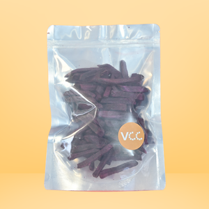 มันเทศม่วงอบกรอบคุณภาพพรีเมียม 100% VF ทอดสุญญากาศ |   ขนมขบเคี้ยวกรอบ ไม่มีน้ำตาลเพิ่ม สุขภาพดี ขายส่ง/OEM - Product Image 1