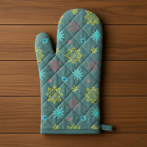 Gant de four matelassé en coton doux résistant à la chaleur pour la cuisson au barbecue et la cuisine quotidienne Design élégant et fonctionnel - Product Image 3