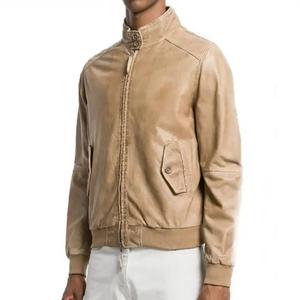 Veste en cuir unisexe de haute qualité, couleur et tailles personnalisées, hiver, logo sur le devant, respirante, coupe-vent, décontractée, extérieur, meilleure vente - Product Image 3