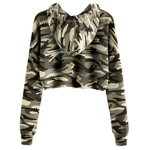 Sudadera corta elegante para mujer con material cómodo y un corte moderno para el gimnasio y uso diario informal. - Product Image 5