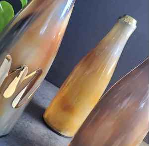 Bouteille d'eau en corne de haute qualité pour boire du lait, du jus, des boissons gazeuses, des boissons froides, pour les sports de plein air, les voyages - Product Image 6