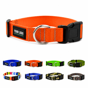 Nylon Snap Dog <b>Collar</b> OEM ODM Custom Logo Adjustable Pet <b>Collar</b> Direct Manufacturer - Product Image 1