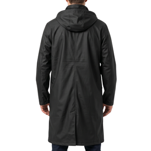 Impermeable de Trabajo Resistente, Color Negro, para Todo Clima, Construcción Soldada, Largo y Protector, de Calidad Profesional - Product Image 2