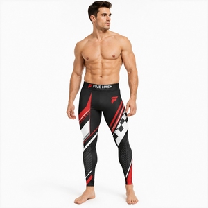 Diseño ligero para entrenamiento en gimnasio, leggings para hombre, ropa deportiva de alta calidad, material elástico, ajuste cómodo y flexible, transpirable - Product Image 4