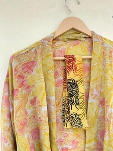 Kimono de seda para mujer Kimono vintage de seda hecho a mano - Product Image 2