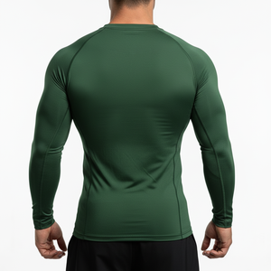 Men <b>Compression</b> <b>Shirt</b> Athletic Workout Sweat Wicking Slim Fit - Product Image 2