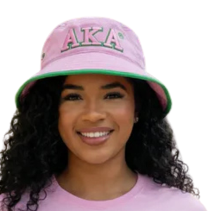 Chapeau Bob Brodé Rose et Vert en Maille Respirante Légère pour Femme – Idéal pour les Voyages en Extérieur et les Tenues Décontractées - Product Image 6