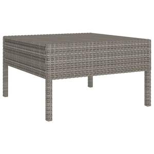 Conjunto Modular Mediano de Muebles de Jardín de Ratán PE Gris - Product Image 5