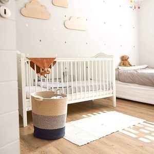 Customised Handwoven New Design Braided Jute Basket Bag with Wooden Handle Ladies Hand Bag Tri Colour Kitchen Storage Vintage - Product Image 4