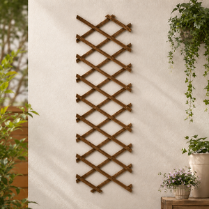 Panel de Enrejado de Madera Expandible para Pared, Soporte para Plantas, Macetas, Decoración para Jardín, Patio, Balcón - Product Image 2