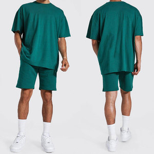 ชุดเซ็ตฤดูร้อนปี 2026 แบบใหม่สั่งทำได้ ขายส่ง เสื้อยืดแขนสั้นพร้อมกางเกงขาสั้น ผ้าถักโพลีเอสเตอร์/คอตตอน ระบายอากาศได้ดี - Product Image 5