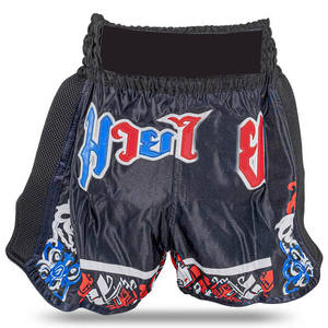 Shorts de Muay Thai en satin – Tenue de combat respirante et confortable pour la boxe, le karaté et l'entraînement en salle – Équipement de performance pour les arts martiaux - Product Image 1