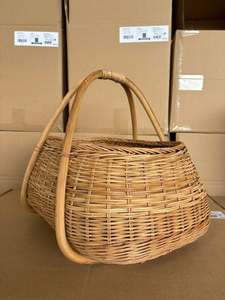 Eco-friendly Rattan <b>Storage</b> <b>Tray</b> Modern Design Multi-Use for Kitchen/Bathroom/Living Room Portable Woven Organizer 20-35cm - Product Image 6