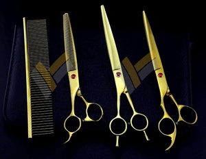 กรรไกรตัดผมมืออาชีพ 6 นิ้ว ชุบทอง กรรไกรตัดผมสำหรับช่างตัดผม ขายส่ง แบรนด์ส่วนตัว กรรไกรตัดผมเสริมสวย - Product Image 3