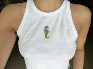 Top de Tirantes Bordado a Mano de Lujo para Mujer con Pedrería Artística y Estilo Elegante sin Mangas - Product Image 2