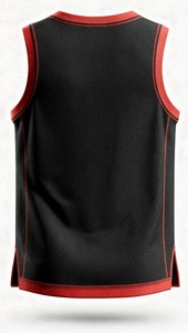 Camiseta de Baloncesto Personalizada Estilo Profesional para Hombre, Sublimada, Malla Birdseye, Logotipo Frontal, Transpirable, Secado Rápido - Product Image 2