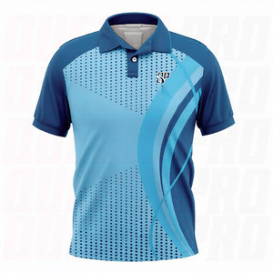 Ensemble d'uniformes de cricket imprimés par sublimation, design d'usine professionnel, couleur bleu ciel, uniformes de cricket de style optimal, vêtements de sport faciles à porter - Product Image 3