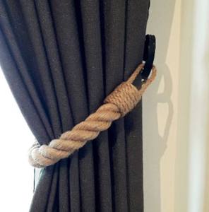 Attaches de rideaux en jute faites à la main, attaches de rideaux en fibres naturelles pour la décoration de la maison, de l'hôtel et du bureau avec un design personnalisé - Product Image 4